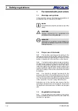 Preview for 10 page of mecalac AF 1050 Operating Instructions Manual