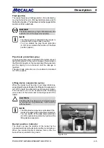 Preview for 33 page of mecalac AX 1000 Operating Instructions Manual