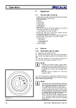 Preview for 44 page of mecalac AX 1000 Operating Instructions Manual