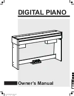 Medeli CDP5200 Owner'S Manual preview