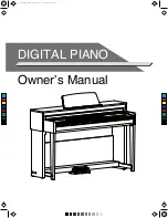 Medeli DP460K Owner'S Manual preview