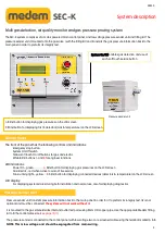 Preview for 2 page of Medem SEC-K V4 Installation Instructions Manual