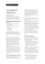 Preview for 28 page of medi Lumbamed maternity Instructions For Use Manual