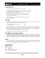 Preview for 2 page of MediaFORM CD-5916 Operator'S Manual