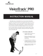 Medicus VisionTrack Pro Instruction Manual preview