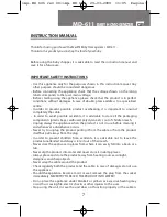 Preview for 7 page of Medifit MD-611 User Manual