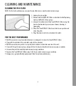 Preview for 9 page of Medify Air MA-25 Instruction Manual And  Warranty Information