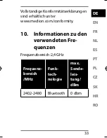 Preview for 34 page of Medion LIFE S2000 User Manual