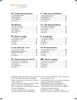 Preview for 2 page of Medisana MM 825 User Manual