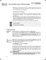 Preview for 10 page of Medisana MM 825 User Manual