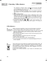 Preview for 20 page of Medisana MM 825 User Manual