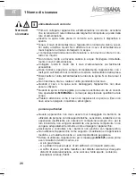 Preview for 32 page of Medisana MM 825 User Manual