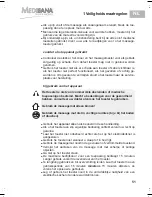 Preview for 57 page of Medisana MM 825 User Manual