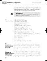 Preview for 82 page of Medisana PSM 40446 Instruction Manual