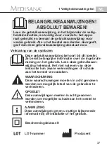 Preview for 41 page of Medisana VibrationBall Instruction Manual