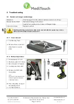 Preview for 13 page of MediTouch BalanceTutor Service Manual