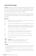 Preview for 2 page of Medline ELEMENTS MDS89664ELMB User Instructions And Warranty