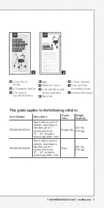 Preview for 3 page of Medline MDS86850ESAB Step-By-Step Assembly Manual