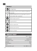 Preview for 74 page of Meec tools 019199 Operating Instructions Manual