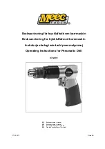 Meec tools 070-001 Operating Instructions Manual preview