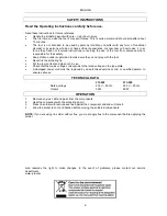 Preview for 5 page of Meec tools 213-028 Operating Instructions