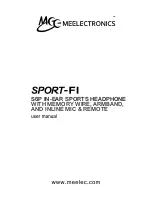 Meelectronics Sport-Fi S6P User Manual preview