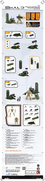 Mega Bloks HALO 97165 Manual preview