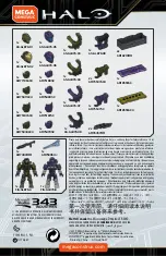 Preview for 2 page of Mega Construx HALO PRO BUILDERS UNSC SPARTAN III GLB76 Manual