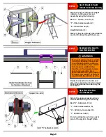 Preview for 9 page of Mega Slam Hoops Pro Gym 72 Installation And Owner'S Instructions