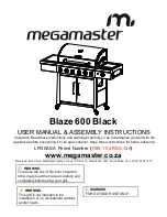 Preview for 1 page of Megamaster Blaze 600 Black User Manual