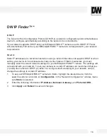 Preview for 16 page of Megapix PANO DWC-PF5M1TIR Manual