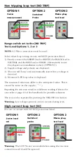 Preview for 4 page of Megger MFT1500/2 Quick Start Manual