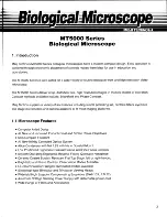 Preview for 3 page of Meiji Techno MT5000 Series Instruction Manual