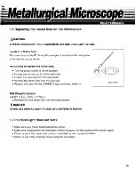 Preview for 21 page of Meiji Techno MT7000 series Instruction Manual