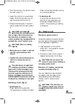 Preview for 69 page of Meister 5400980 Translation Of The Original Instructions