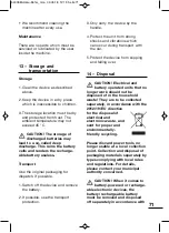 Preview for 71 page of Meister 5400980 Translation Of The Original Instructions