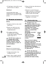 Preview for 88 page of Meister 5400980 Translation Of The Original Instructions