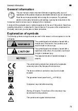 Preview for 75 page of Meister 5404300 Translation Of The Original Instructions