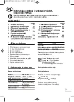 Preview for 71 page of Meister MDH1700-1 Original Instructions Manual