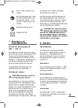 Preview for 11 page of Meister MDS260-1 Translation Of The Original Instructions