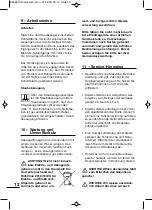 Preview for 12 page of Meister MDS260-1 Translation Of The Original Instructions