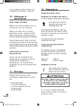 Preview for 44 page of Meister MEH900-1 Translation Of The Original Instructions