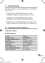 Preview for 23 page of Meister MHP36 Translation Of The Original Instructions