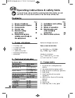 Preview for 30 page of Meister MSB 850 EB Instructions Manual