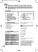 Preview for 72 page of Meister TBS350-2M Translation Of The Original Instructions