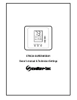 meitav-tec ETNC24-SUPER-MDB-01 Owner'S Manual & Technician Settings preview