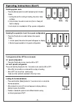 Preview for 6 page of meitav-tec MTSCV/SUPER/PROG/HU/PIR Owner'S Manual & Technician Settings