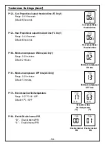 Preview for 54 page of meitav-tec MTSCV/SUPER/PROG/HU/PIR Owner'S Manual & Technician Settings