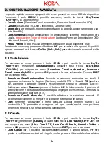 Preview for 12 page of Melchioni KORA IRRADIO DTR-3341 Multilanguage Manual