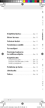 Preview for 10 page of MELINERA 100786 Operation And Safety Notes